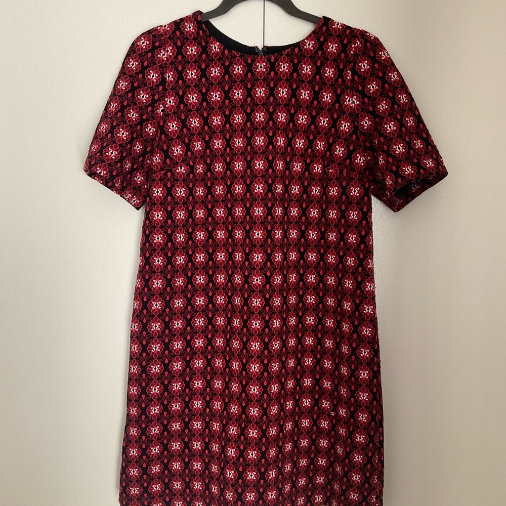 LOFT Red Dress Short Sleeve